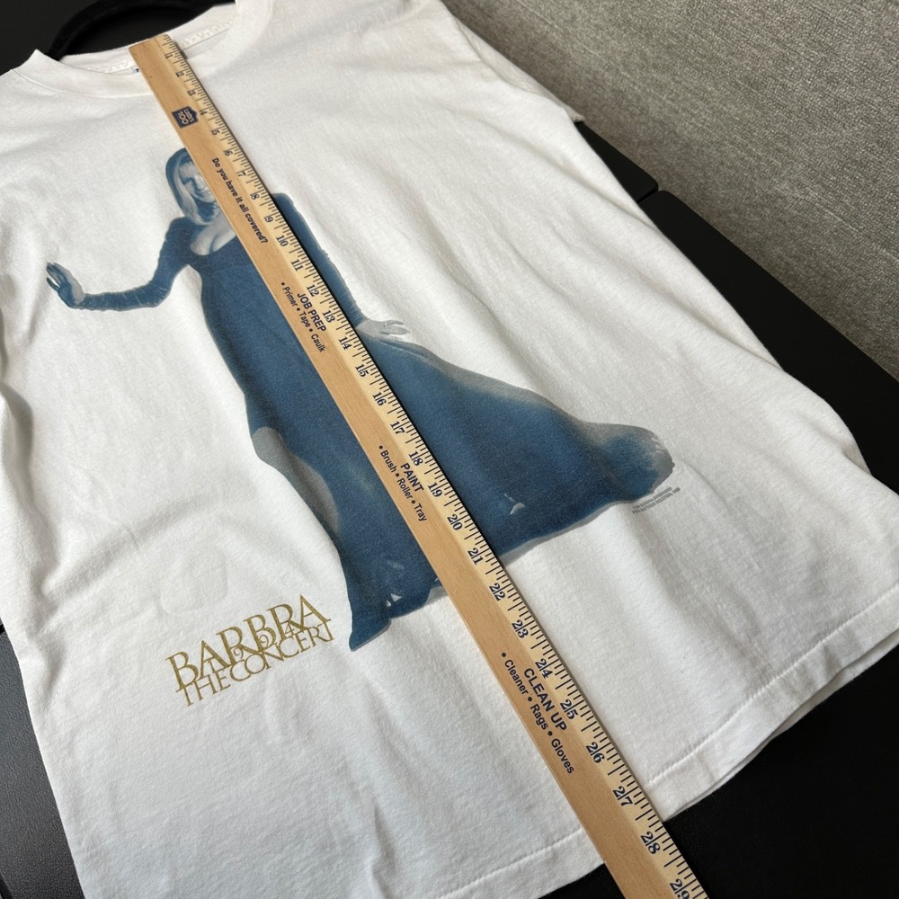 Vintage Barbra Streisand 1994 The Concert Tour T-Shirt White Large Single Stitch - Picture 9 of 12